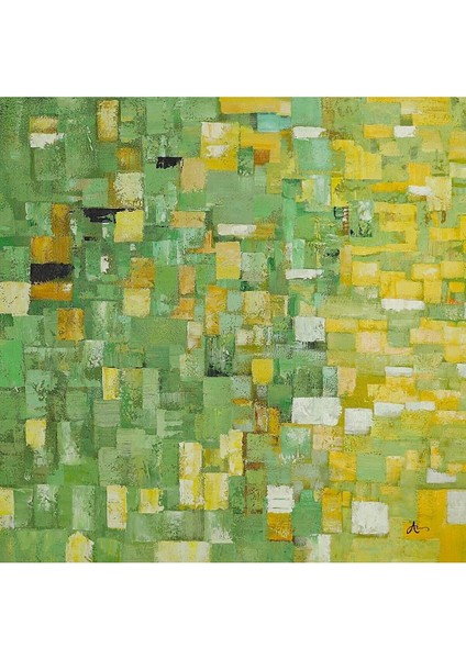 Soyut Büyük Boy El Yapımı Yağlı Boya Tablo 95X95CM fiyatları