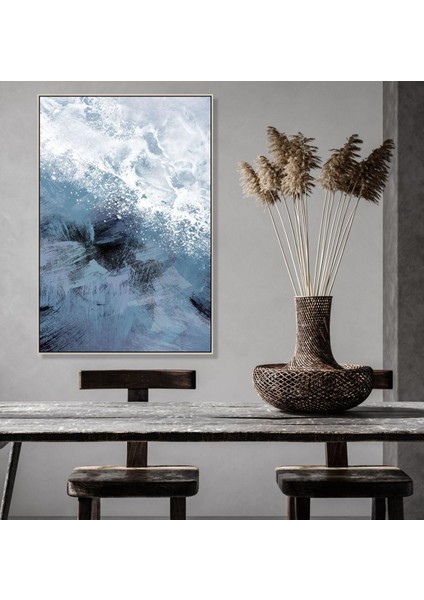 Soyut Deniz El Yapımı Yağlı Boya Tablo 75X101CM