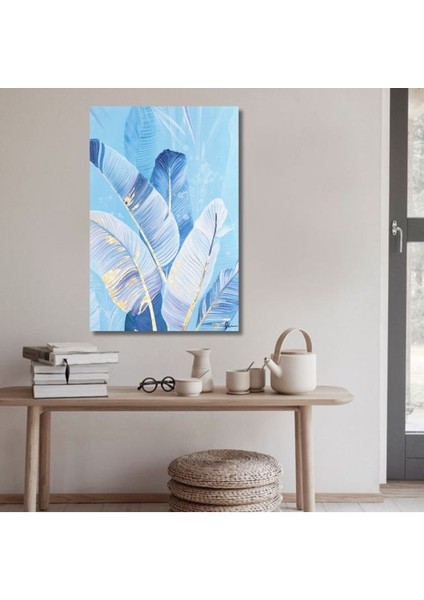 Soyut Dokulu El Yapımı Yağlı Boya Tablo 75X104CM