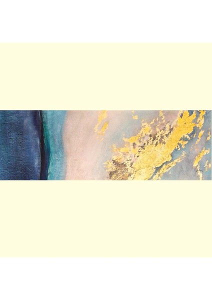 Modern Gold El Yapımı Yağlı Boya Tablo 134X59CM fiyatları