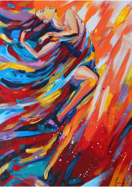 Nü Soyut El Yapımı Yağlı Boya Tablo 65X85CM fiyatları