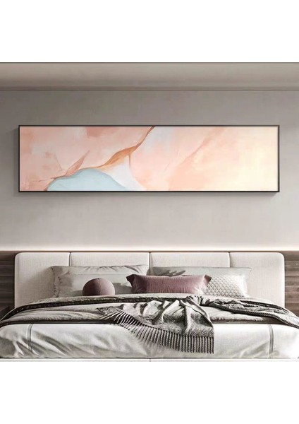 Soyut El Yapımı Yağlı Boya Tablo 136X60CM