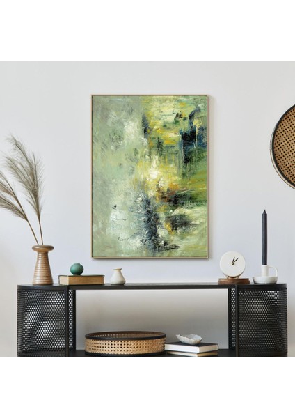 Soyut Büyük Boy El Yapımı Yağlı Boya Tablo 94X129CM fiyatları