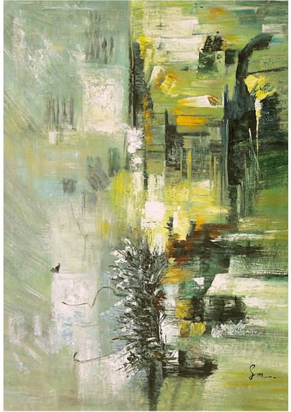 Soyut Büyük Boy El Yapımı Yağlı Boya Tablo 94X129CM modelleri