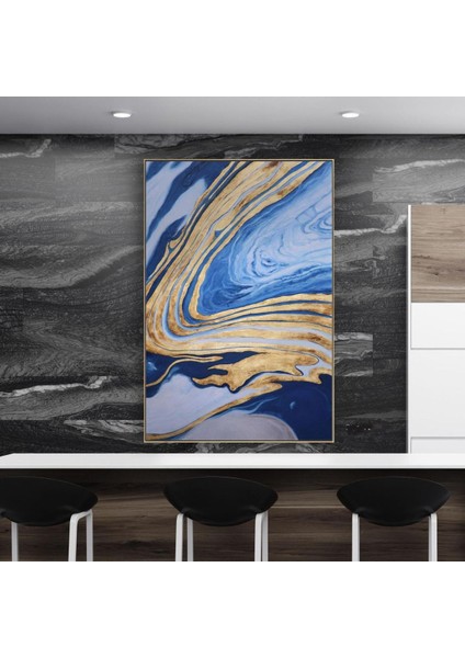 Modern Gold El Yapımı Yağlı Boya Tablo 74X100CM modelleri