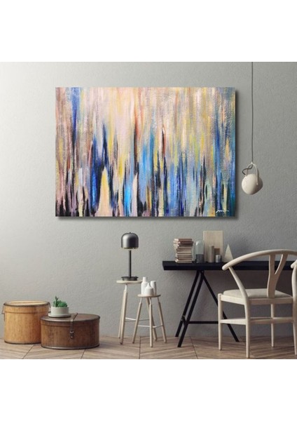Modern Büyük Boy El Yapımı Yağlı Boya Tablo 140 x 104 cm
