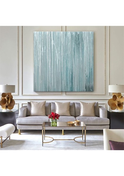 Modern Büyük Boy El Yapımı Yağlı Boya Tablo 134X135CM