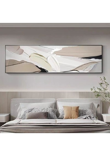 Modern Yatak Odası El Yapımı Yağlı Boya Tablo 135X60CM