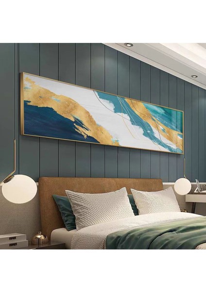 Modern El Yapımı Yağlı Boya Tablo 165X64CM