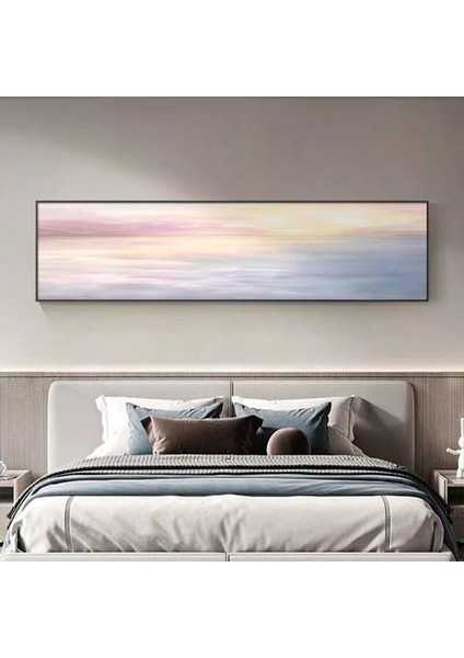 Modern El Yapımı Yağlı Boya Tablo 166X64CM