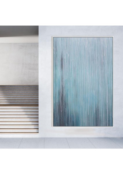 Soyut Büyük Boy El Yapımı Yağlı Boya Tablo 76 x 105 cm fiyatları