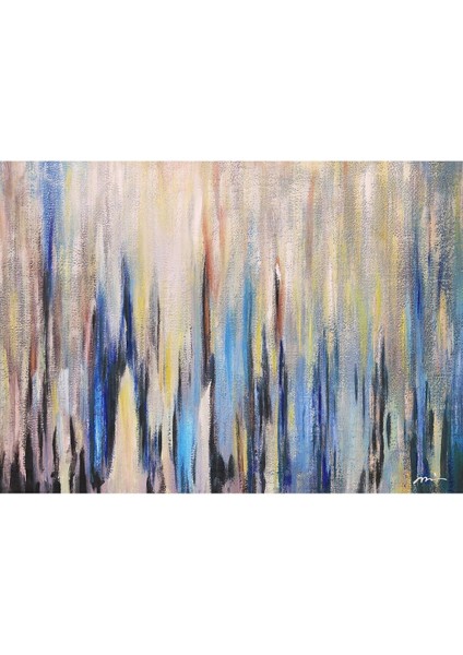 Soyut El Yapımı Yağlı Boya Tablo 106X79CM fiyatları