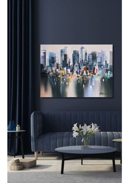 Deniz Büyük Boy El Yapımı Yağlı Boya Tablo 125X95CM modelleri