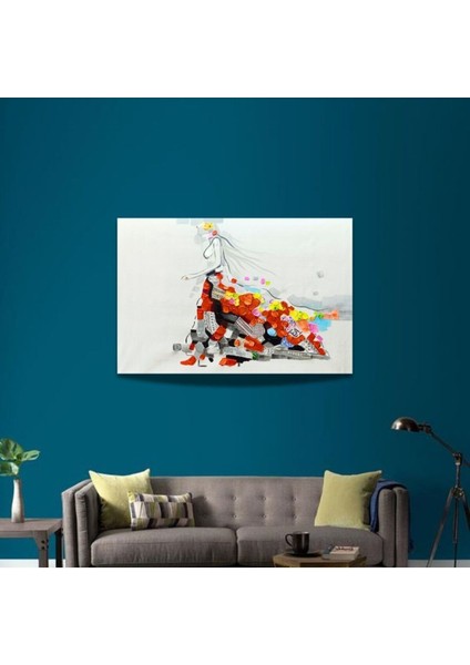 Figüre Popart El Yapımı Yağlı Boya Tablo 106X75CM fiyatları