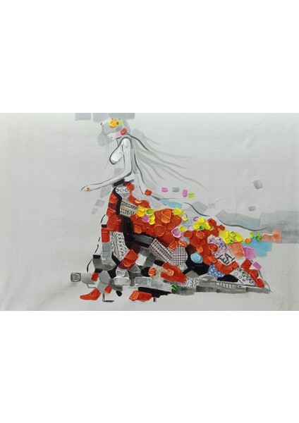 Figüre Popart El Yapımı Yağlı Boya Tablo 106X75CM modelleri