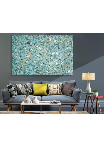 Modern Büyük Boy El Yapımı Yağlı Boya Tablo 157X105CM