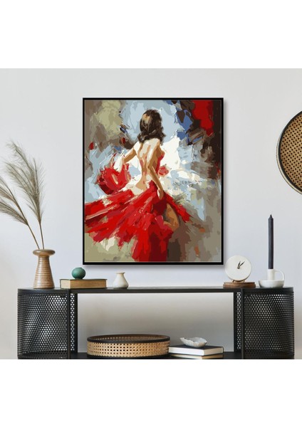 Nü Figüre El Yapımı Yağlı Boya Tablo 95X110CM