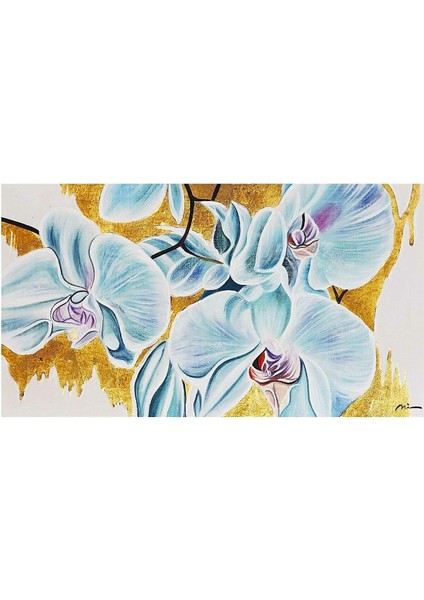 Çiçek Soyut El Yapımı Yağlı Boya Tablo 105X65CM fiyatları