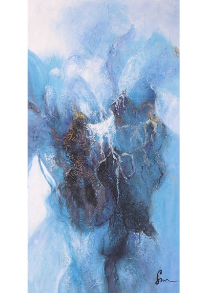 Dokulu Büyük Boy El Yapımı Yağlı Boya Tablo 75X126CM modelleri