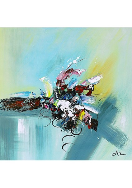 Modern Büyük Boy El Yapımı Yağlı Boya Tablo 96X95CM fiyatları