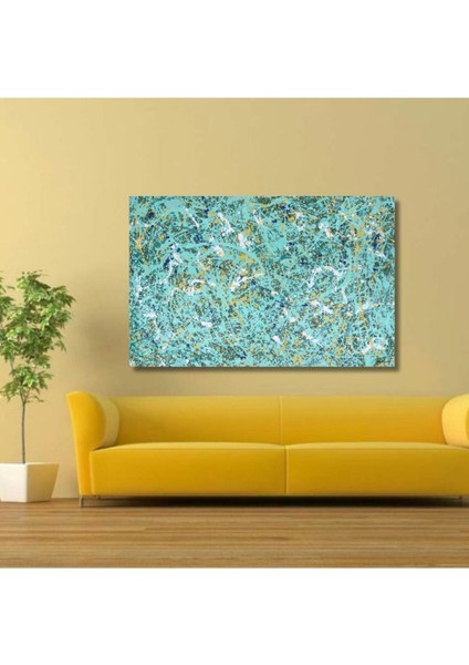 Soyut El Yapımı Yağlı Boya Tablo 108X75CM