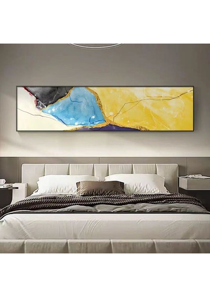 Soyut El Yapımı Yağlı Boya Tablo 165X65CM