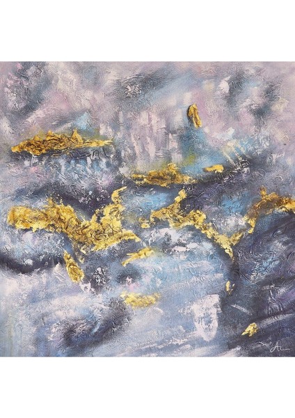 Dokulu Büyük Boy El Yapımı Yağlı Boya Tablo 123X125CM modelleri