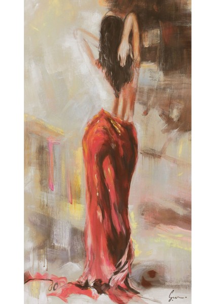 Nude Figüre El Yapımı Yağlı Boya Tablo 65X105CM fiyatları