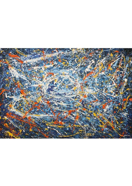 Soyut Büyük Boy El Yapımı Yağlı Boya Tablo 161X116CM fiyatları