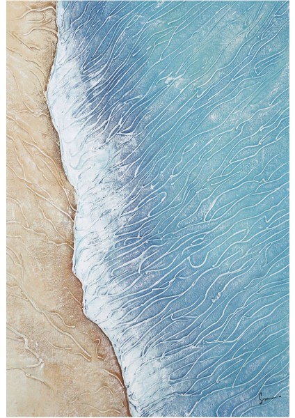 Deniz Büyük Boy El Yapımı Yağlı Boya Tablo 80X110CM modelleri