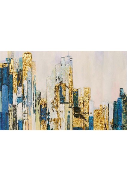 Bina Kabartma El Yapımı Yağlı Boya Tablo 94X64CM modelleri