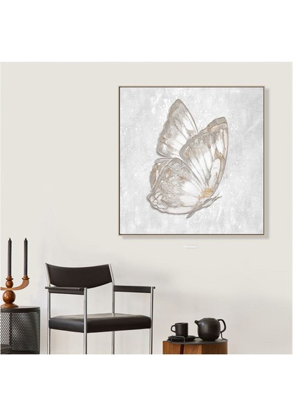 Soyut El Yapımı Yağlı Boya Tablo 55X56CM