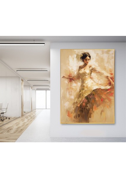 Dans Büyük Boy El Yapımı Yağlı Boya Tablo 85X115CM modelleri