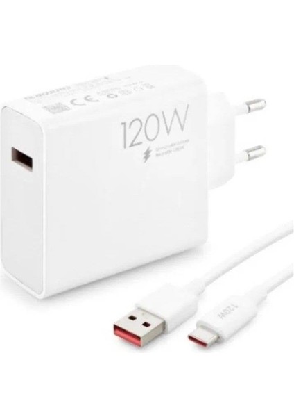 Poco F4 Gt Uyumlu 120W Turbo Süper Hızlı Şarj Aleti Cihazı Seti