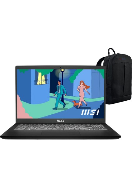 Modern 15 B12MO-605TR I5 1235U 8gb 512GB SSD 15.6" Windows 11 Taşınabilir Bilgisayar - Webzone Çanta Wz1