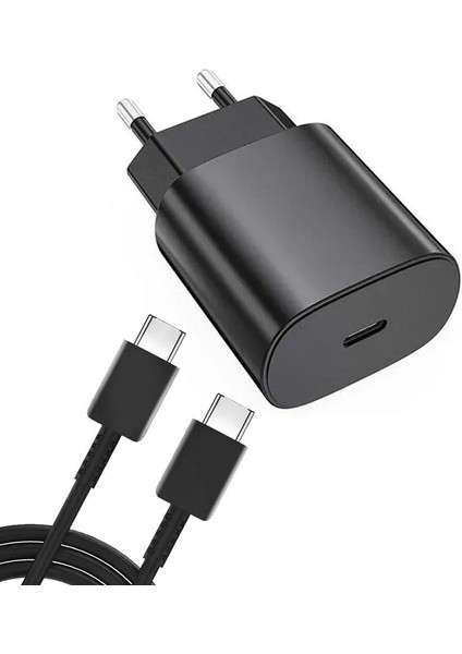 Samsung Galaxy M51 M52 5g M53 5g M54 5g Uyumlu 25W Turbo Hızlı Şarj Aleti Cihazı Seti Pd