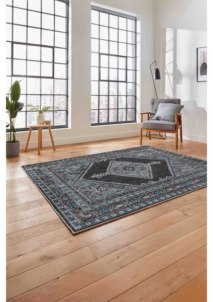 Klasik Ahlat Dijital Baskılı Yıkanabilir Kaymaz Yolluk Mutfak Salon Halısı, Klasik-65-Antrasit, fiyatları