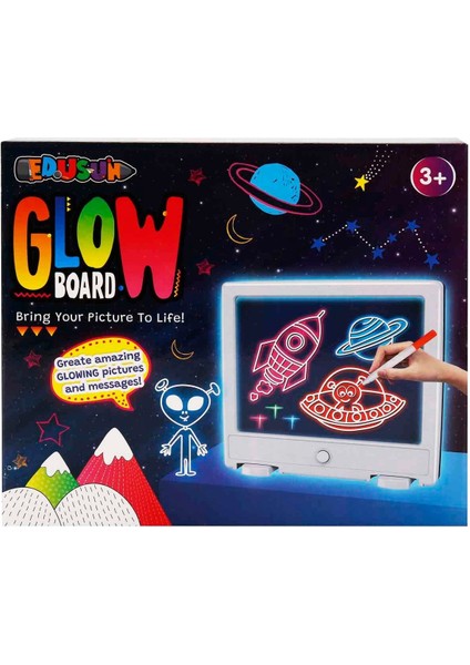 Karanlıkta Parlayan Sihirli Yazı Tahtası ile Çizimlerin Canlansın! modelleri