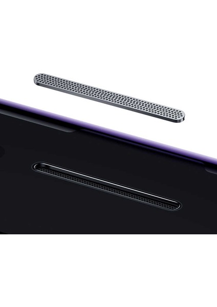 Apple iPhone Se 2022 Ekran Koruyucu Anti-Dust Glass Temperli Ekran Koruyucu Siyah