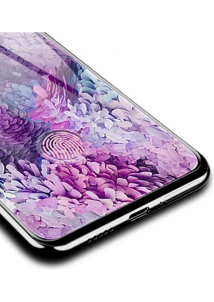 Galaxy S20 Ultra Ekran Koruyucu Kavisli Full Yapışkanlı Cam Ekran Koruyucu Siyah