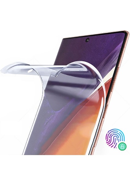 Galaxy Note 20 Ultra Ekran Koruyucu Süper Pet Ekran Koruyucu Jelatin Siyah