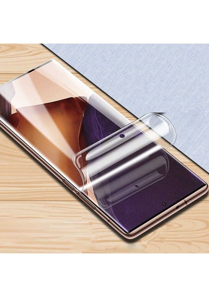 Galaxy Note 20 Ultra Ekran Koruyucu Süper Pet Ekran Koruyucu Jelatin Siyah