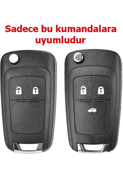 Opel Astra J Insignia Chevrolet Cruze Uyumlu Nano Kumanda Anahtar Kılıfı Oto Anahtarlık Siyah Gold indirimleri