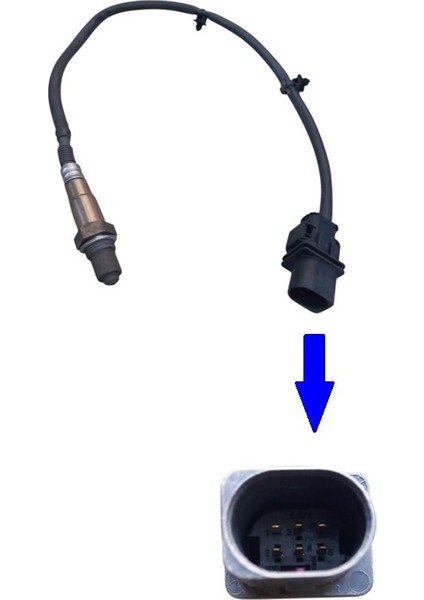 Oksijen Sensörü 350MM 207 208 301 308 Partner Cıtroen C3 C4 C-Elysee Berlingo Renault Megane Iıı
