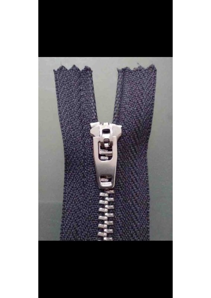 18 cm 1 Adet Metal Diş Kot Pantolon Fermuarı Antrasit Renk