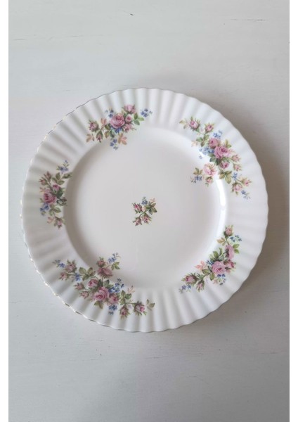 Moss Rose Bone China Ingiliz Vintage Pasta Tabağı 19 cm fiyatları