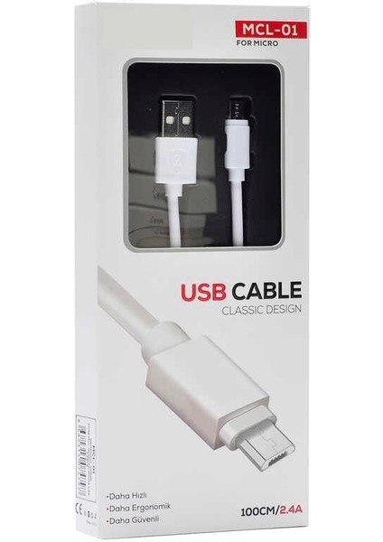 Mcl-01 Micro USB Kablo