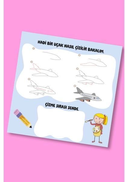 Nasıl Çizilir? - 4+ Yaş Aktivite Kitabı - Okul Öncesi Etkinlik