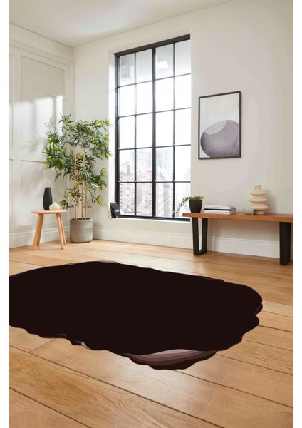 Dijital Lazer Kesim Sade Model Yıkanabilir Kaymaz Yolluk Mutfak Salon Halısı, Lazer-38-Bordo, indirimleri