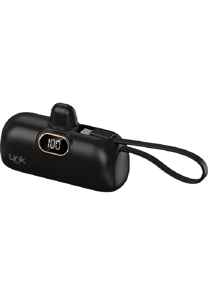 EP52 4800 mAh Type-C Dock Stant Lightning Kablolu Mini Powerbank